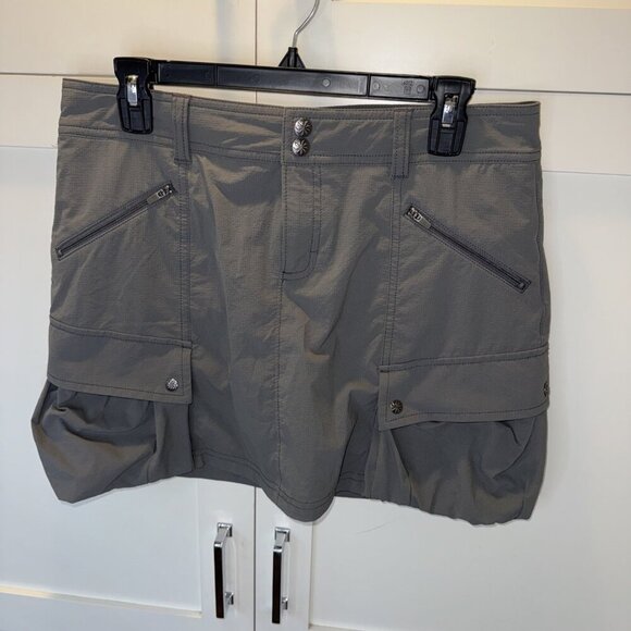 ATHLETA Sweet Sport Women’s Gray Cargo Skirt Tennis Golf Size 6 - Picture 1 of 12